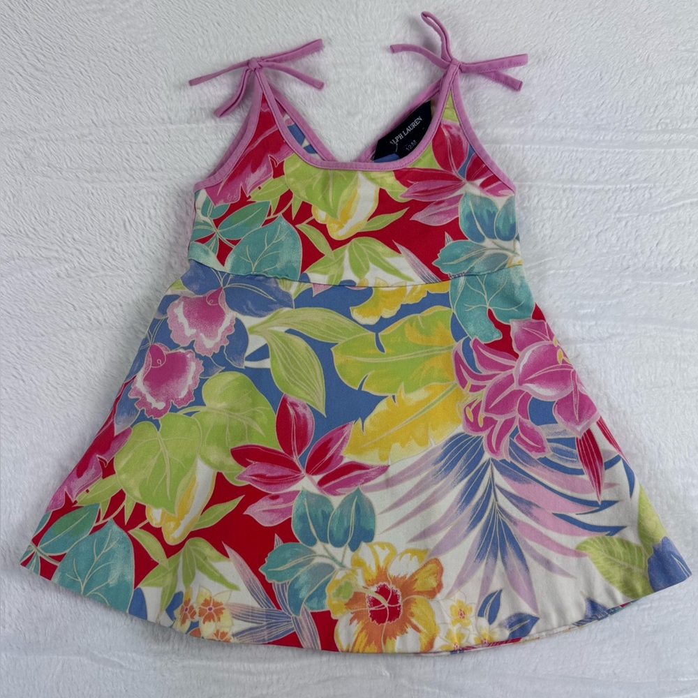 Ralph Lauren Floral Girl’s Dress, 12M